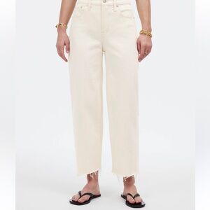 Madewell The Perfect Vintage Wide-Leg Crop Jean Sz 26 #V1